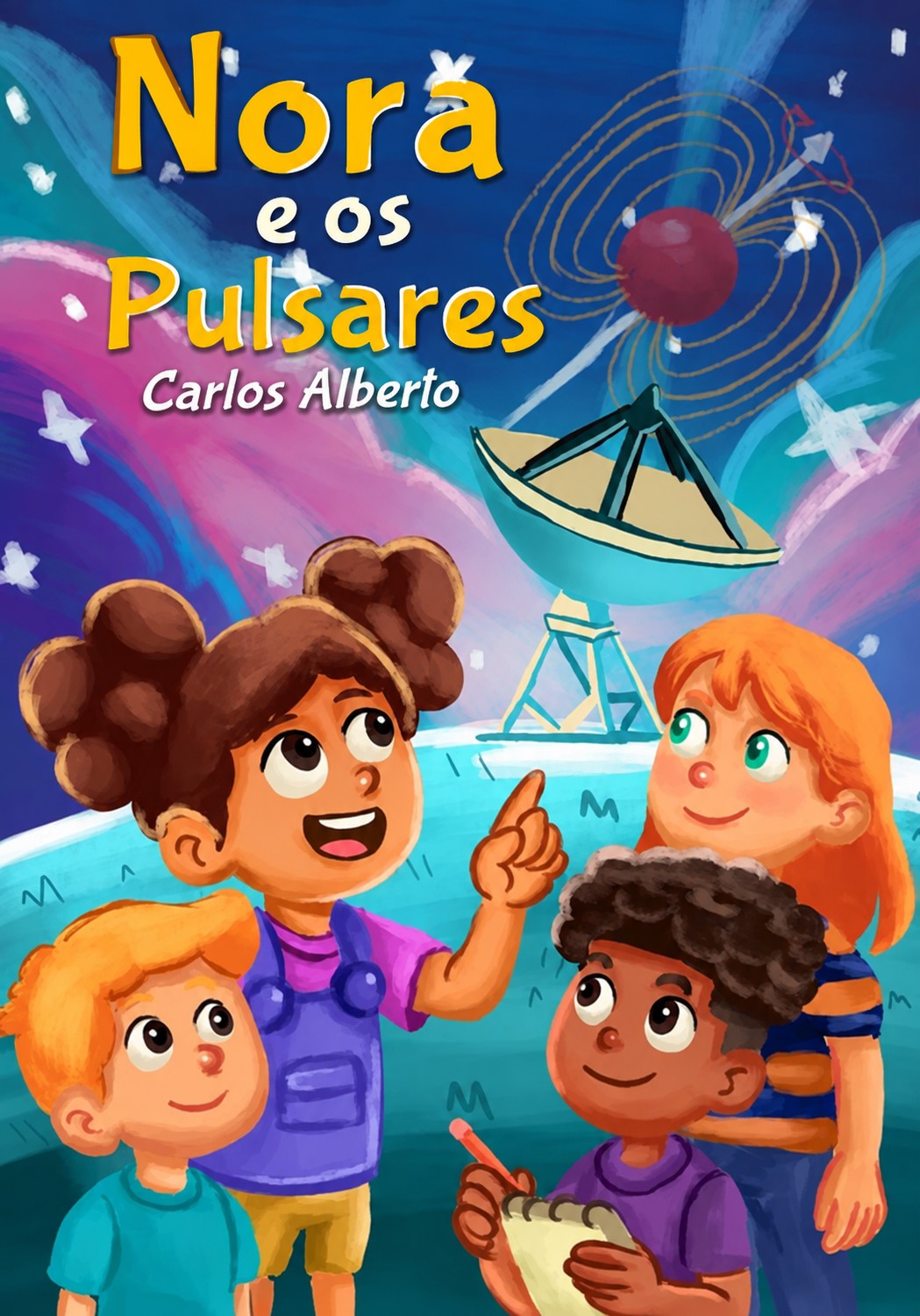 Capa do livro Nora e os Pulsares